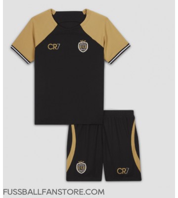 Sporting CP Replik 3rd trikot Kinder 2023-24 Kurzarm (+ Kurze Hosen)